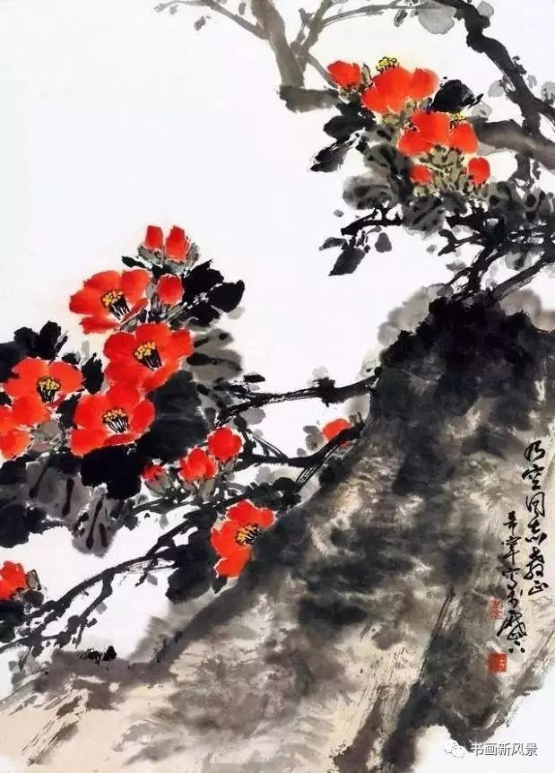 cokia花鳥画人気大家【于希寧大型画集】希少貴重中国美術研究者の座右の書 于希宁精品花鸟20幅！_作品