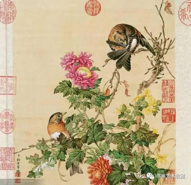 文革時代 字画 書画 絵巻 郎世寧 花鳥作品 北京文物指揮部作品封箱 国画：100幅名作不看也应该收藏-澳洲亿忆网
