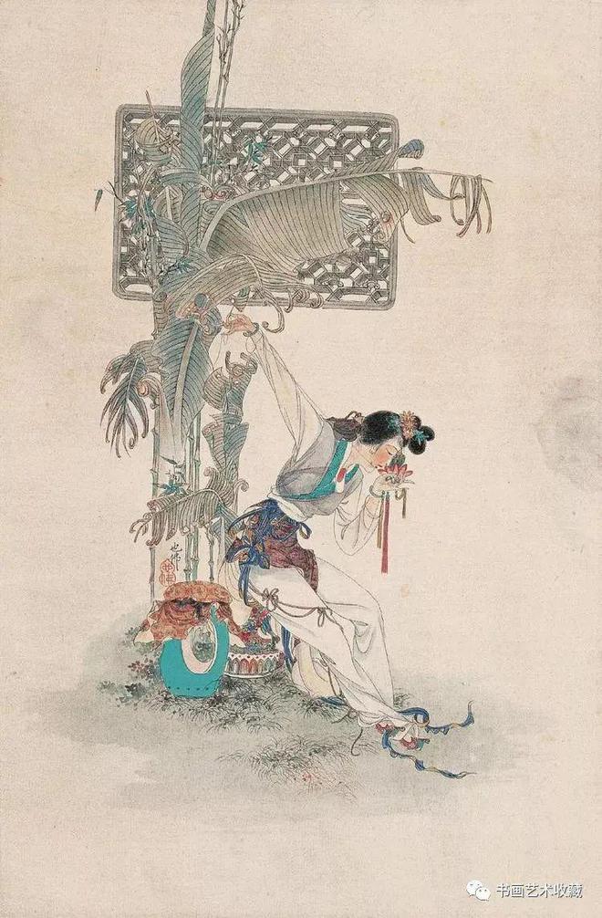 【模写】【伝来】委託品 f5454〈胡也佛〉山水図 中国画 胡也仏 模写伝来委託品 f5454〈胡也佛〉山水図 中国画 胡也仏