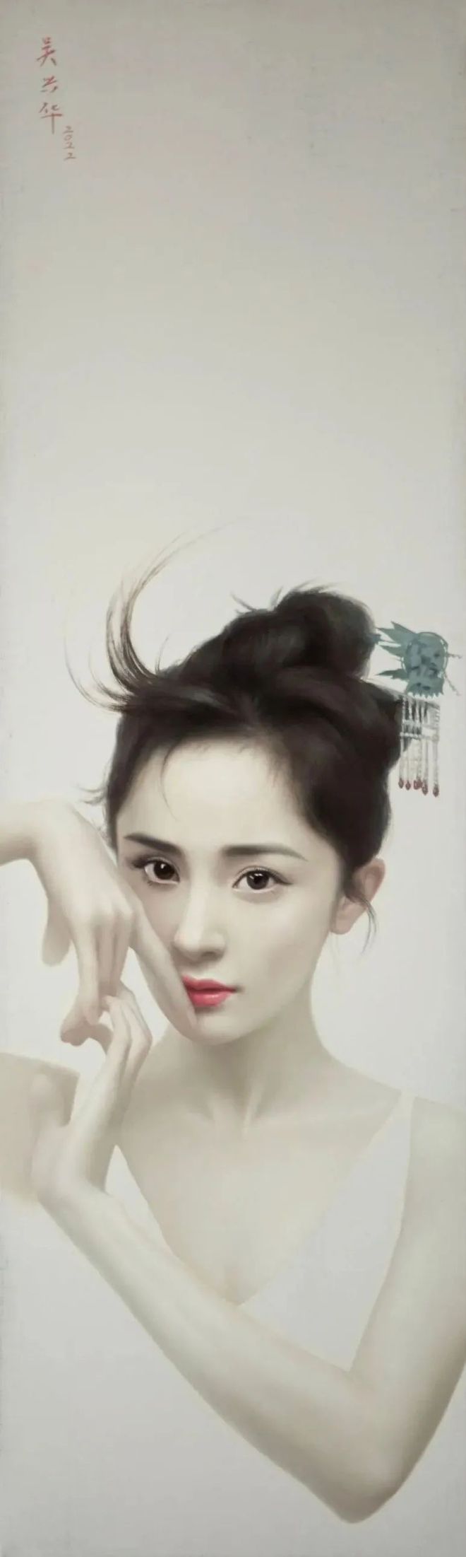 中国油画家吴兴华：女性作品，简洁而淡雅！-澳洲亿忆网