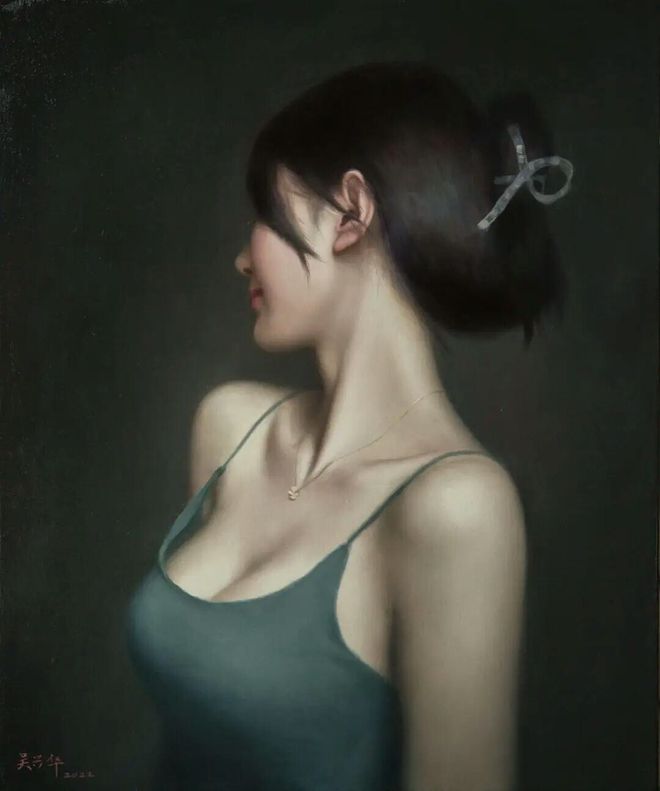 無落款 裸婦 中国美人画 油彩 他们画人体创下了奇迹：画妻子卖3450万，画美人挂遍了宾馆和浴室