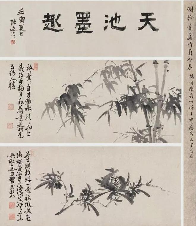 徐渭 竹子 徐渭酷爱竹子，一起欣赏下他的作品