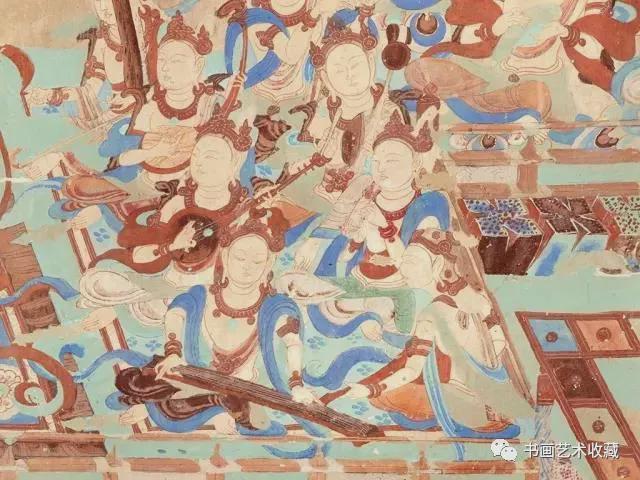敦煌莫高窟壁画 人物像 発掘品 骨董品 Z0939B34 敦煌壁画の莫